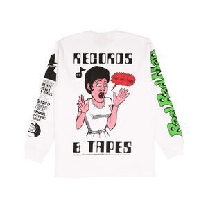 RBM Real Bad Man Records and Tapes Long Sleeve T-Shirt [Size Medium]